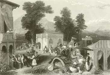 De dood van bisschop Heber