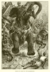 Nederlaag van Porus door de Macedoniërs