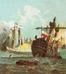 Nederlaag van de Nederlandse vloot