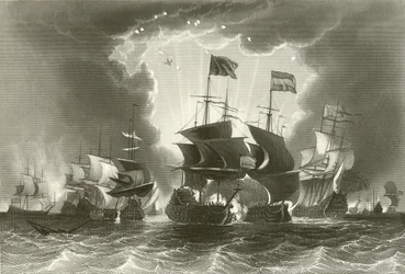 Nederlaag van de Nederlandse vloot door Admiraal Blake