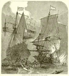 Nederlaag van de Franse vloot door Lord Howe