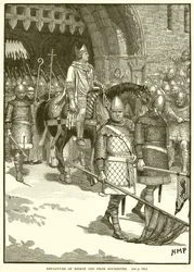 Vertrek van bisschop Odo uit Rochester