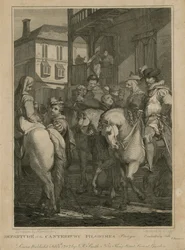 Vertrek van de Canterbury Pelgrims
