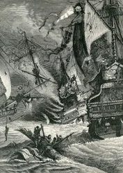 Vernietiging van de Spaanse Armada, 1865