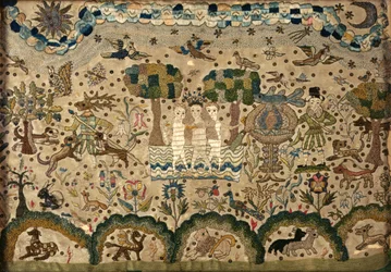 Diana en Actaeon, vermoedelijk het werk van koningin Elizabeth I