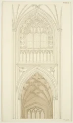 Oostzijde van het zuidertransept van St. Mary Redcliffe