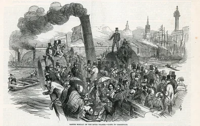 Paasmaandag op de rivier de Theems - op weg naar Greenwich