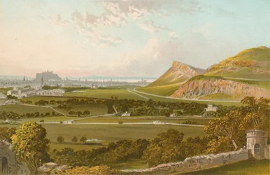 Edinburgh vanaf Craigmillar Castle