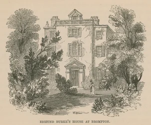 Huis van Edmund Burke in Brompton, Londen