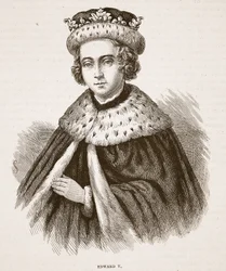 Edward V, illustratie uit Cassells Geïllustreerde Geschiedenis van Engeland