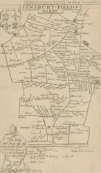 Uitwerking van een boogschietkaart uit 1594