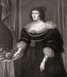 Elizabeth, Koningin van Bohemen, uit Lodges British Portraits