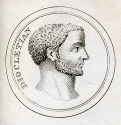 Keizer Diocletianus, uit 