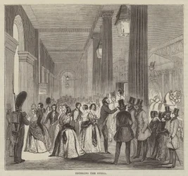 Het operahuis betreden