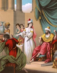 Esther beschuldigt Haman