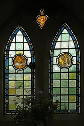 Evangelist emblemen: Sint-Mattheüs en Sint-Marcus
