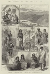 Expeditie naar de Naga Hills (gravure)