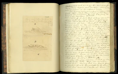 Uittreksels uit brieven geschreven tijdens een reis naar de westelijke delen van de Verenigde Staten..., door Elias Fordham Pym, 1818