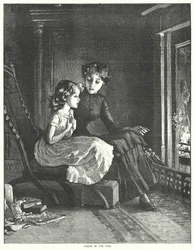 Gezichten in het vuur (gravure)