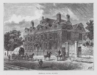 Fairfax House, Putney (litho)