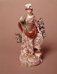 Beeld van de godin Athena, Derby Porcelain Works, ca. 1800