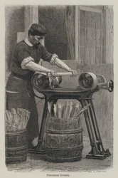 Afwerking van spaken