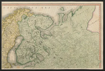 Finland en Rusland, uit Europa, beschrijvend alle veranderingen van Gebied, samen met hun afwijkingen in de grenslijnen van de verschillende Rijken en Staten, overeengekomen en bevestigd door het definitieve verdrag van Parijs, 20 november 1815, gepublicee