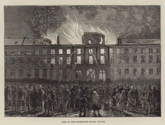 Brand in het gouverneurshuis, Brugge