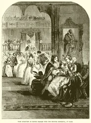 Eerste ontmoeting van prins Charles met prinses Henrietta in Parijs