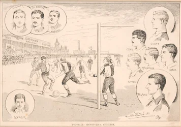 Voetbal - Ironopolis v. Stockton, 1892