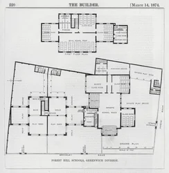 Forest Hill Scholen, Greenwich Divisie (gravure)