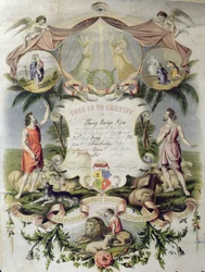 Lidmaatschapscertificaat van de Vriendschapsvereniging