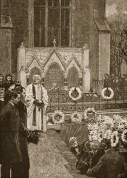 Begrafenis van Lord Beaconsfield in Hughenden