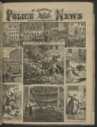 GROTE GASEXPLOSIE IN TOTTENHAM CT. VERLIES VAN LEVEN", Geïllustreerd Politienieuws