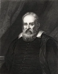 Galileo Galilei uit The Gallery of Portraits, gepubliceerd in 1833