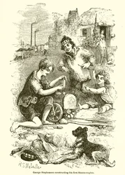 George Stephenson bouwt zijn eerste stoommachine