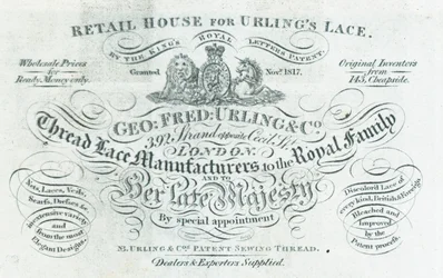 Geroge Fred Urling & Co, draadkant fabrikant