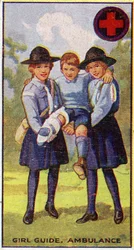 Girl Guide Ambulancebadge, 1923