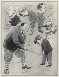 Golf Clubland Karikaturen