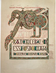 Evangelie volgens Matteüs, pagina van de tweede Incipit