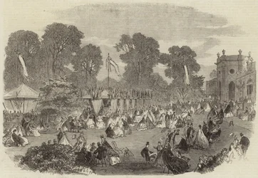 Grote fancy bazaar in Orleans House