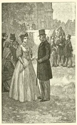 Grandcourt en Gwendolen bij het boogschiettoernooi