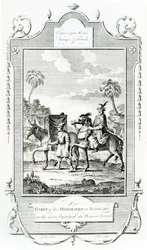 Kleding van de Ruiters in Barbarije (illustratie uit Moores Reizen en Reizen)