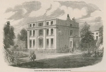 Harley House, New Road, Londen, de residentie van de koningin van Oude