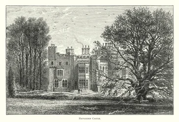 Kasteel van Hawarden (gravure)