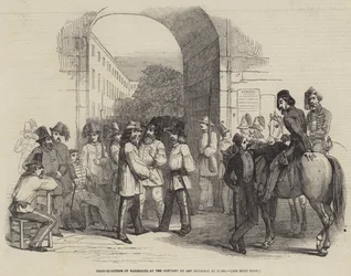 Hoofdkwartier van Garibaldi, in het klooster van San Silvestri in Rome