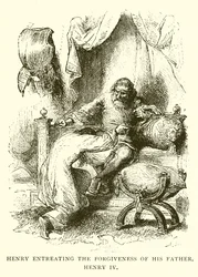 Hendrik Smeekt om Vergeving van zijn Vader, Hendrik IV