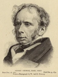 Henry George, graaf Grey (gravure)