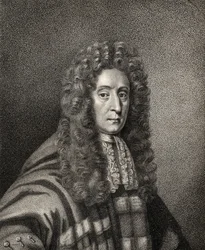 Henry Hare Lord Colerane, gegraveerd door Bocquet, illustratie uit 