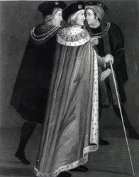 Hendrik VII met Richard Empson en Sir Edmund Dudley